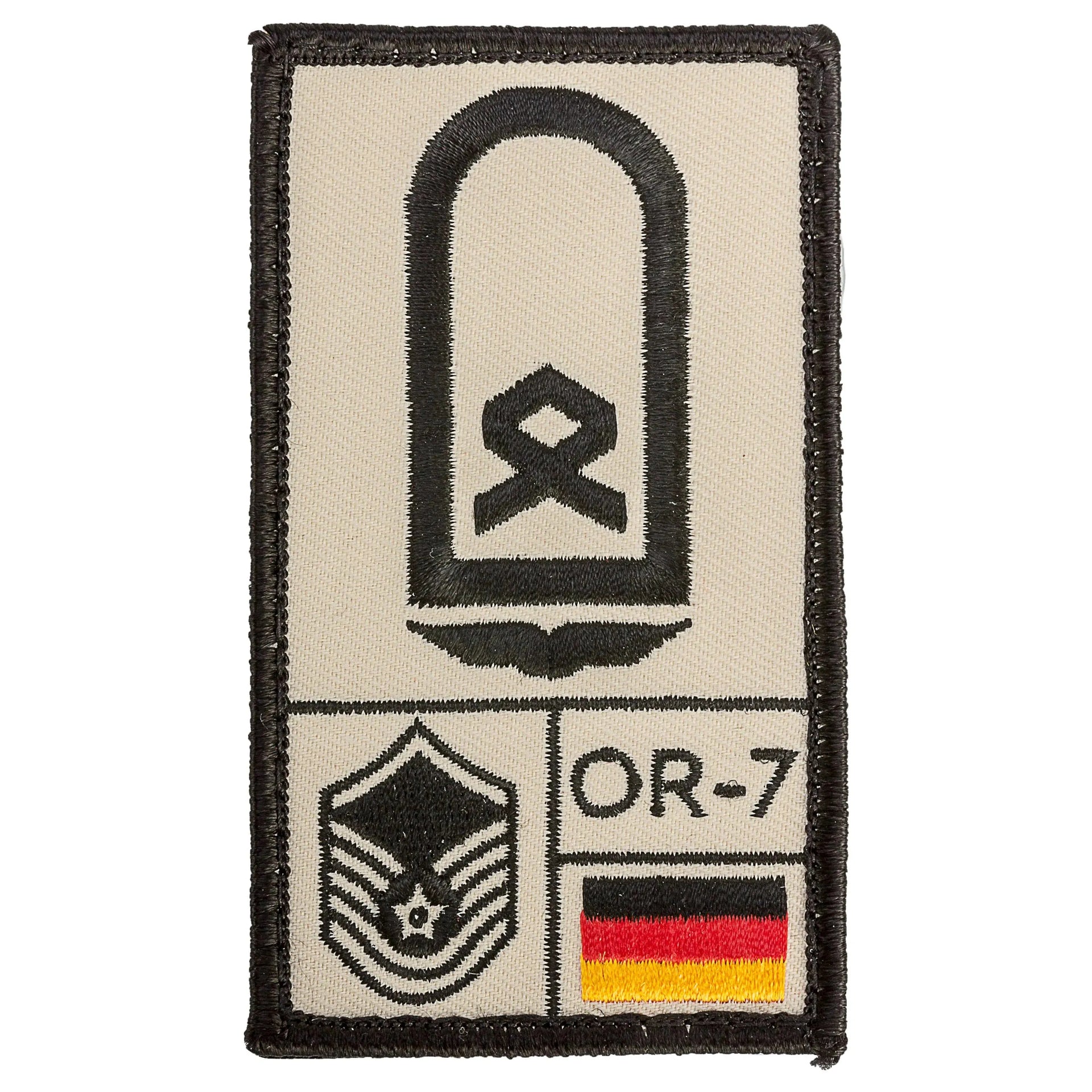 Café Viereck Rank Patch Hauptfeldwebel Luftwaffe - ASMC