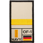 Café Viereck Rank Patch Leutnant zur See - ASMC