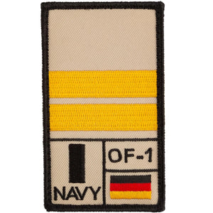 Café Viereck Rank Patch Oberleutnant zur See - ASMC