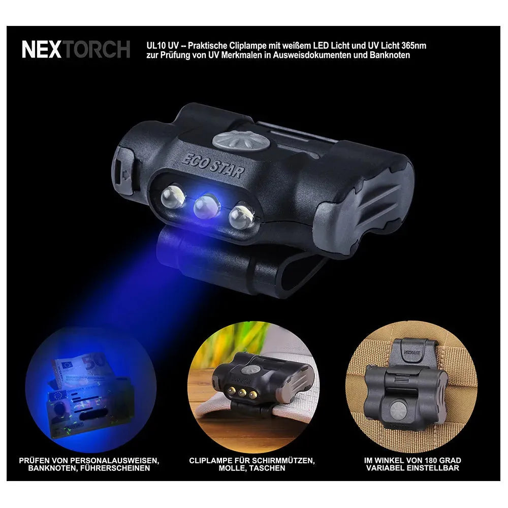 Nextorch Cliplampe UL10UV - ASMC