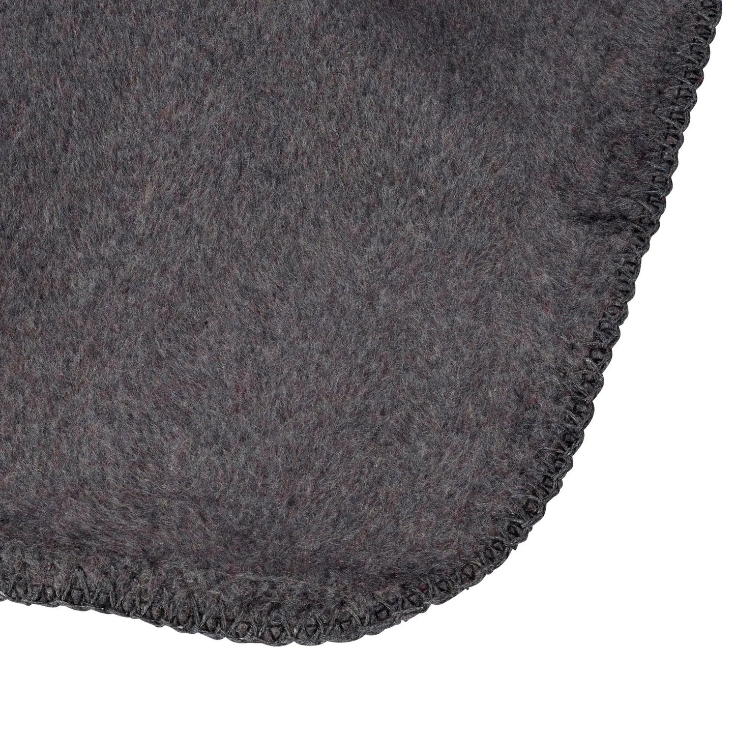 Bulgarische Unterkunftsdecke 205 x 150 cm dunkelgrau neuwertig