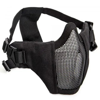 Gitterschutzmaske Metall-Mesh mit Wangenpolster