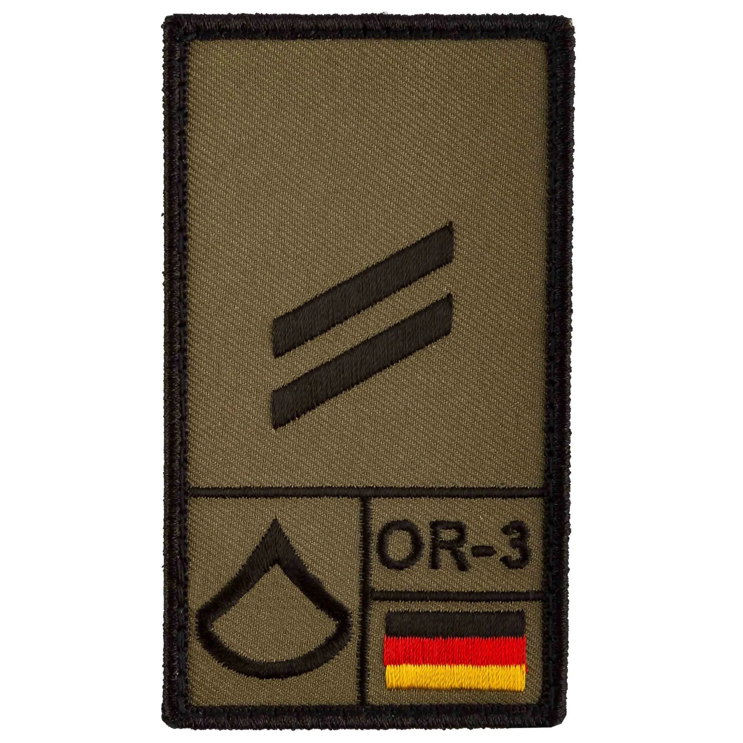 Café Viereck Rank Patch Obergefreiter - ASMC