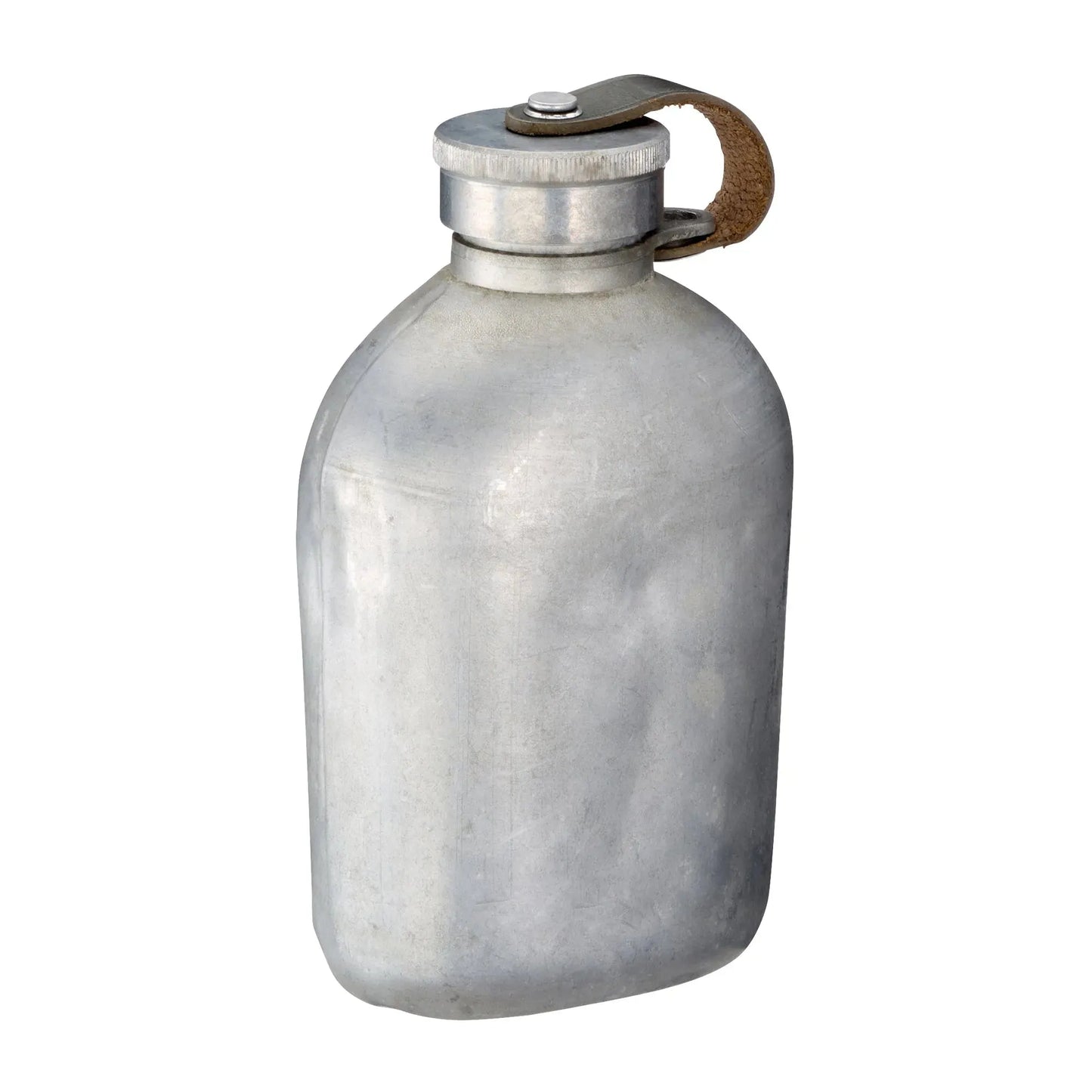 Bundeswehr Original BW Feldflasche Aluminium mit Hülle tarn gebraucht - ASMC