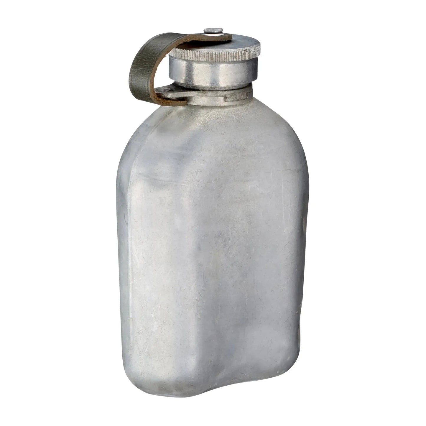 Bundeswehr Original BW Feldflasche Aluminium mit Hülle tarn gebraucht - ASMC