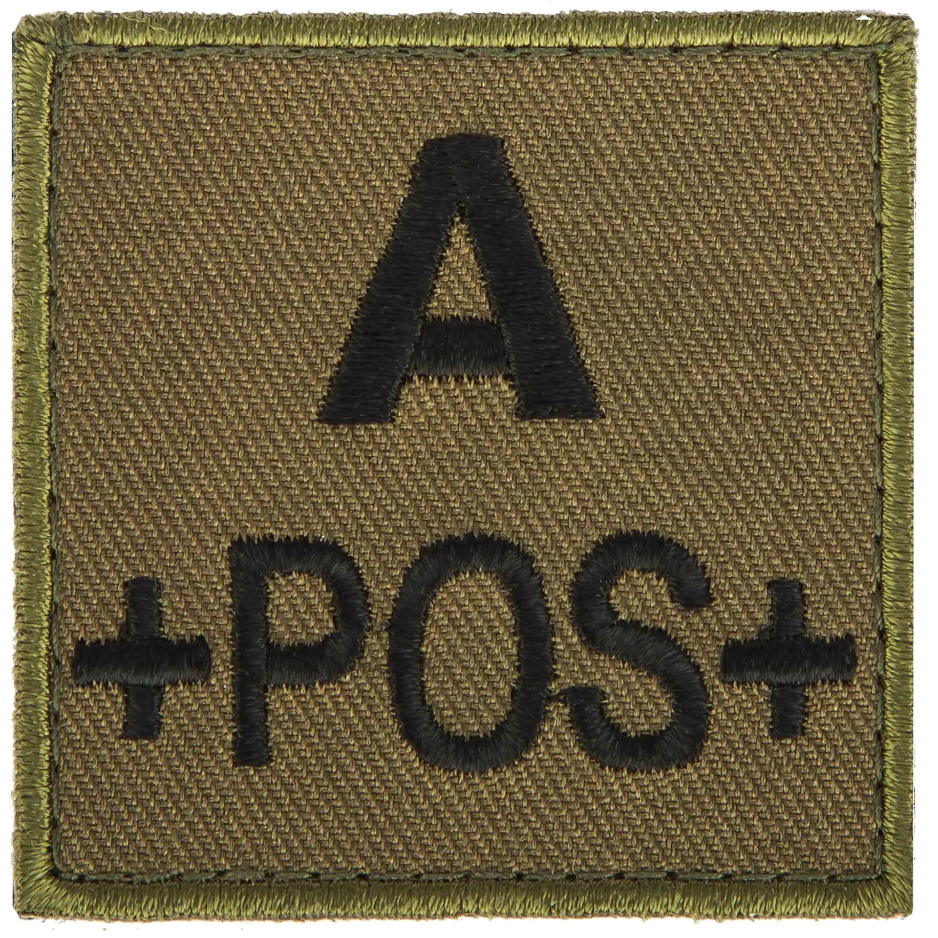 A10 Equipment Blutgruppenpatch Blutgruppe A pos - ASMC
