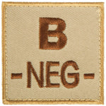 Blutgruppenpatch Blutgruppe B neg