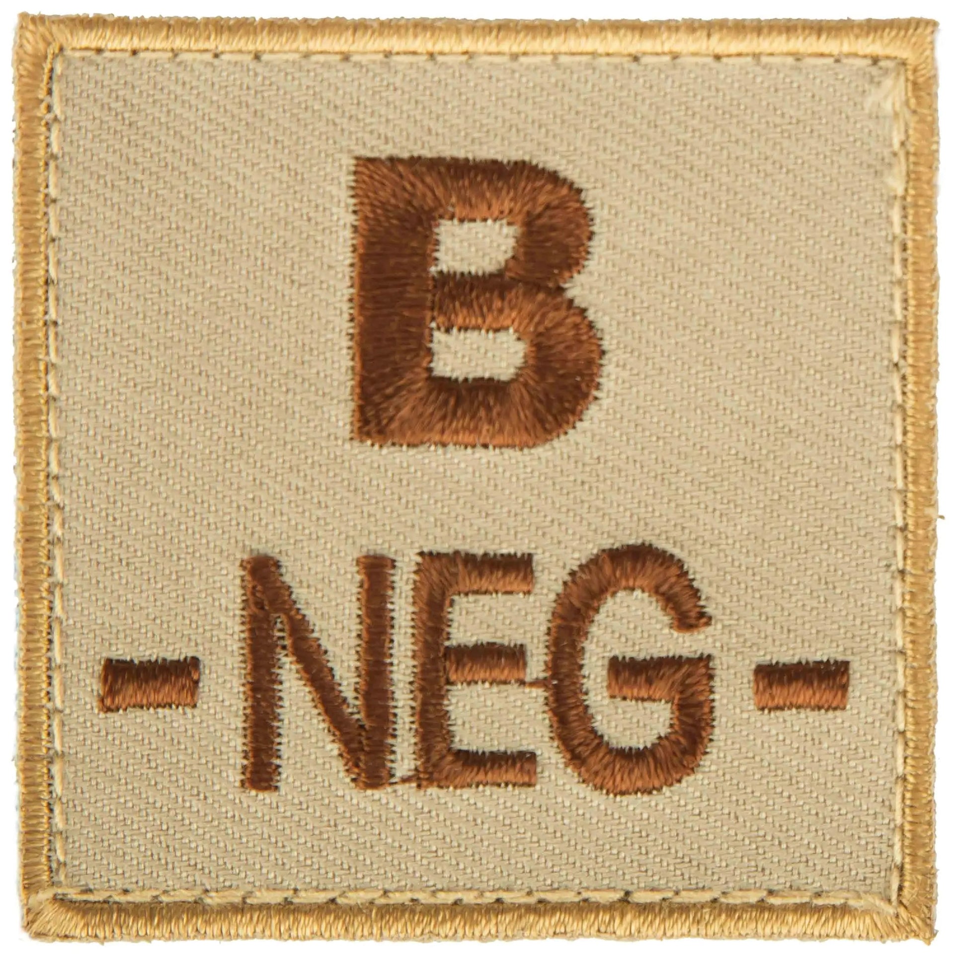 Blutgruppenpatch Blutgruppe B neg