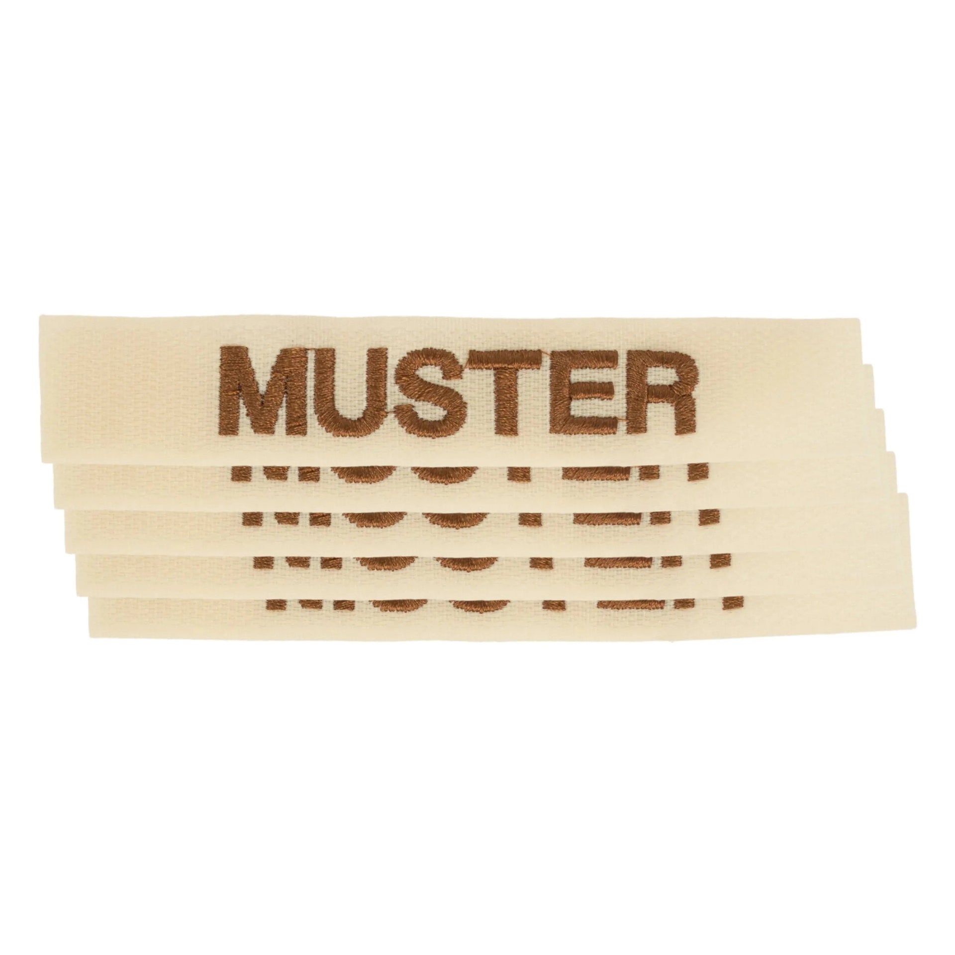 Namensbänder 5er Set Khaki