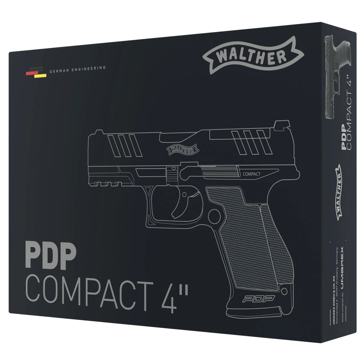 Softair Pistole PDP Compact 4" cal. 4,5 mm Co2