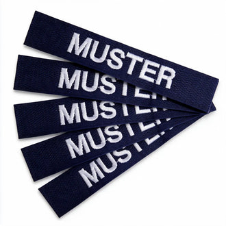 Namensbänder 5er Set Navy