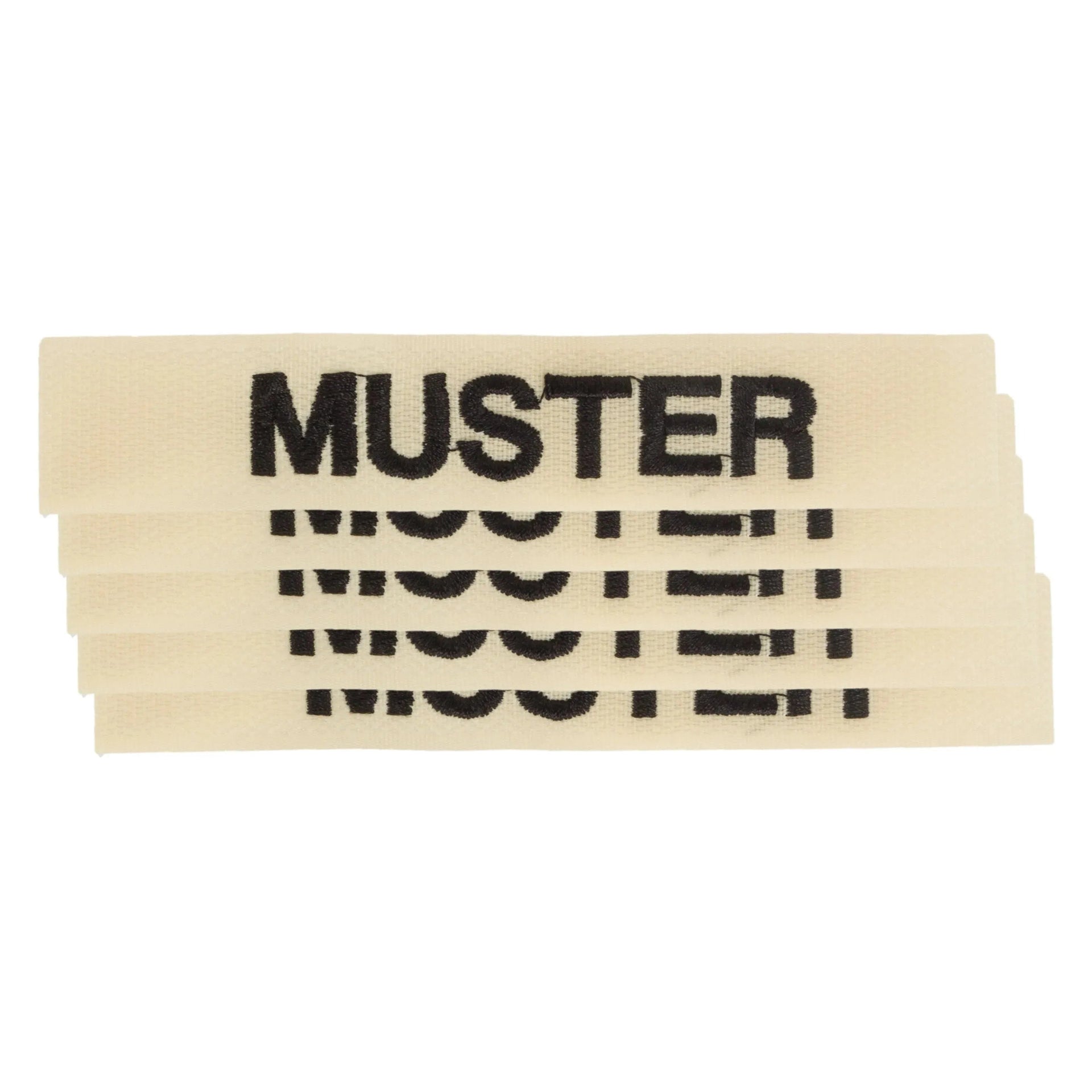 Namensbänder 5er Set Khaki