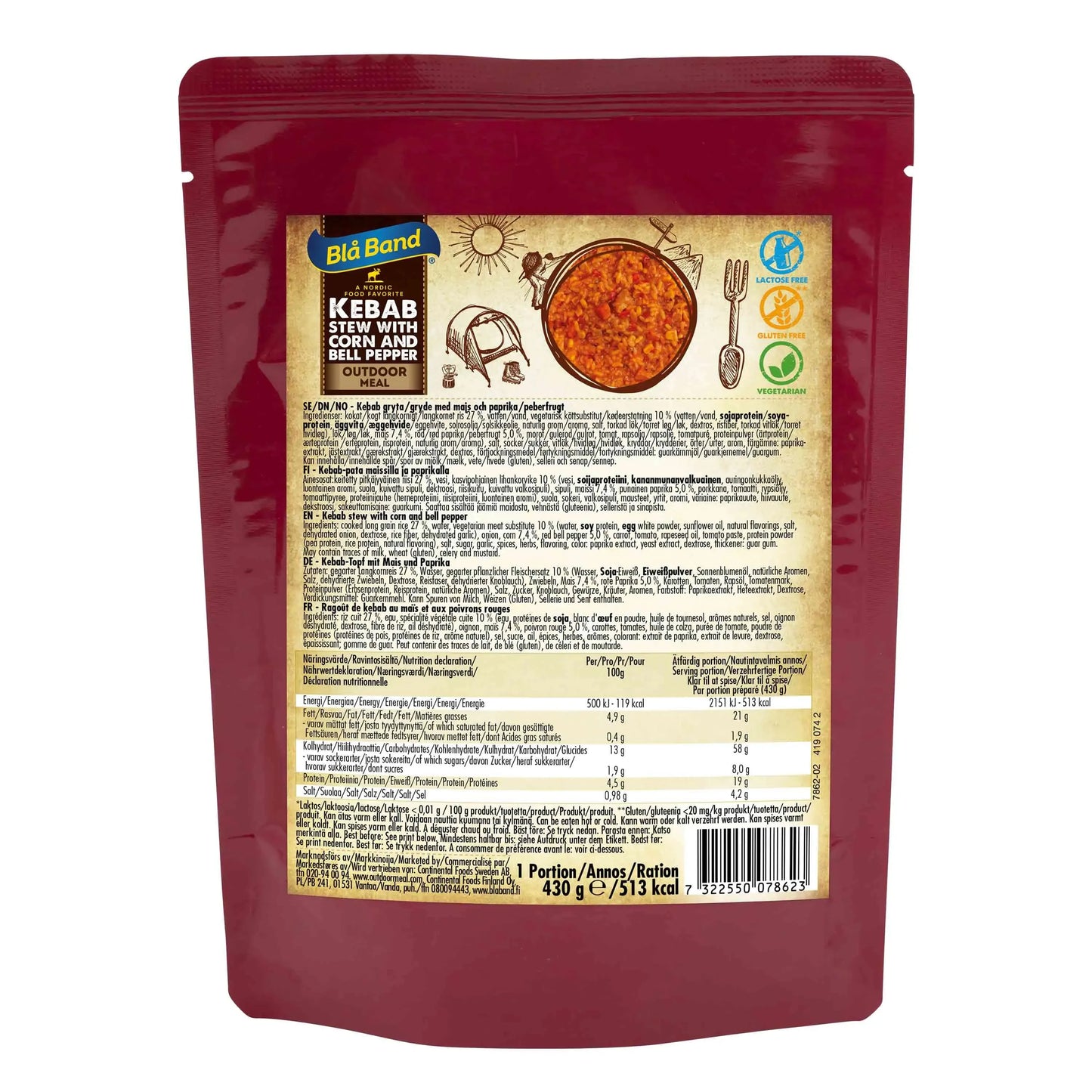 Bla Band Kebab Eintopf mit Mais und Paprika - ASMC