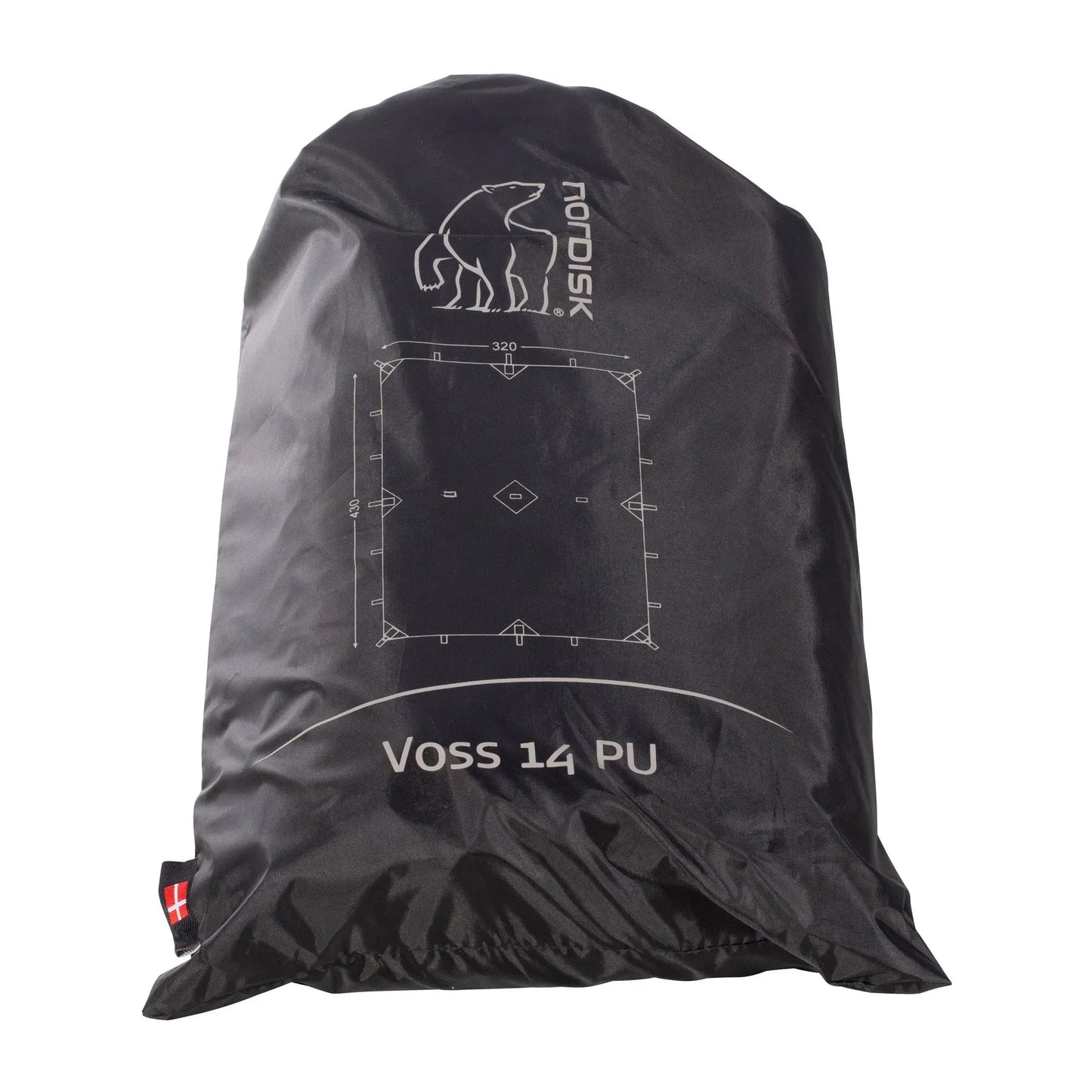 Nordisk Tarp Voss 14 PU dark olive - ASMC