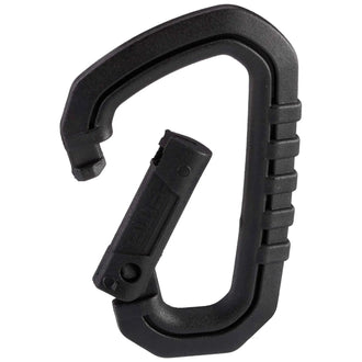 Karabiner Set Typ D Quick Hook groß schwarz