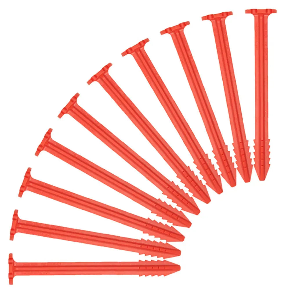 SwissPiranha Swiss Piranha Hering Set 10 Peg rot - ASMC