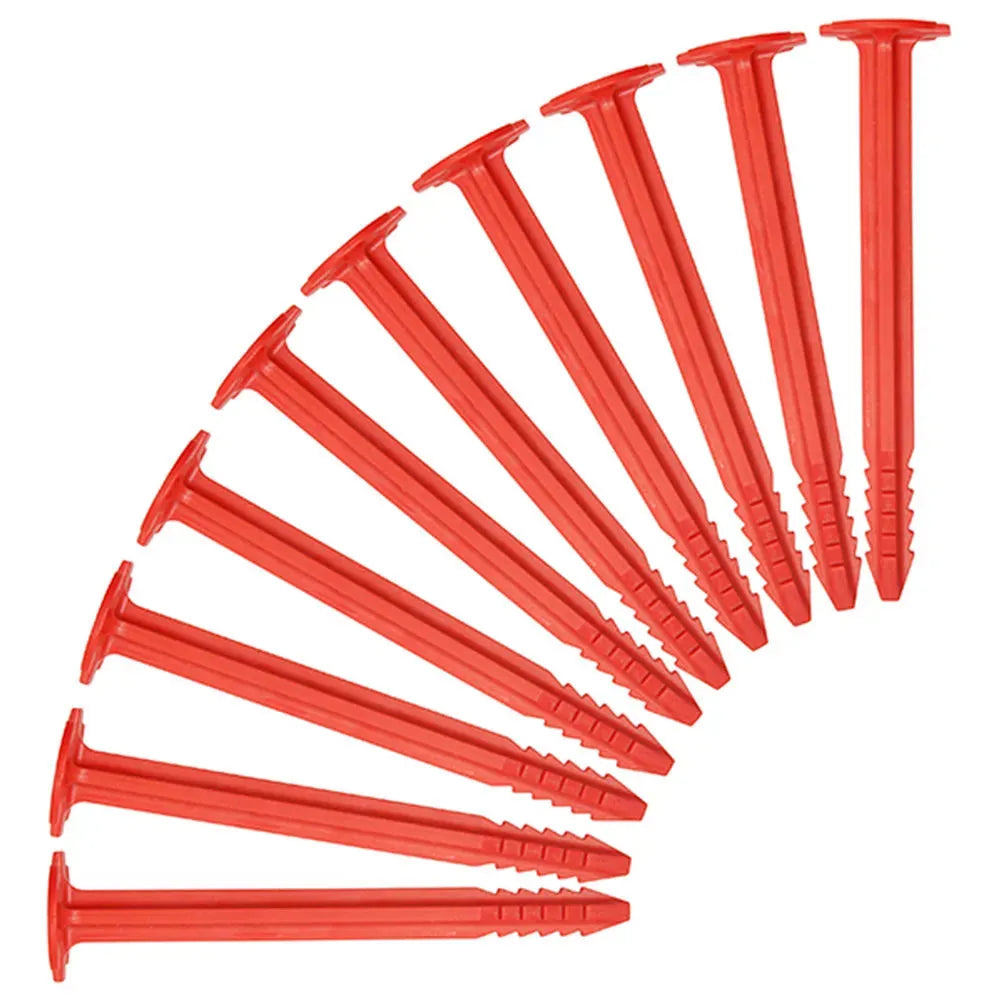 SwissPiranha Swiss Piranha Hering Set 10 Peg rot - ASMC