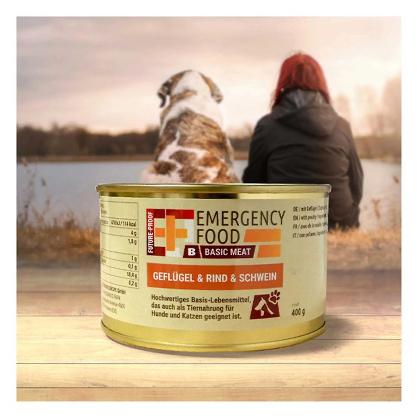 EF Emergency Food Basics Meat Geflügel Rind Schwein - ASMC