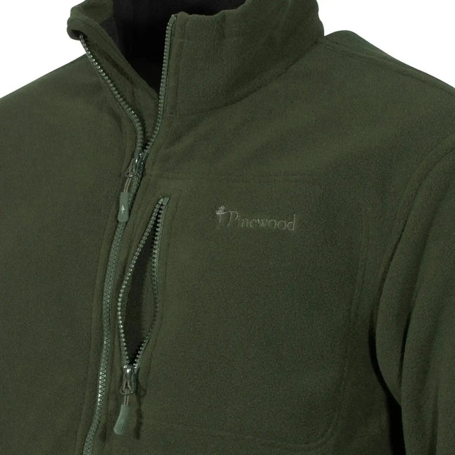 pinewood-jacke-finnveden-fleece-grun-ansicht-4