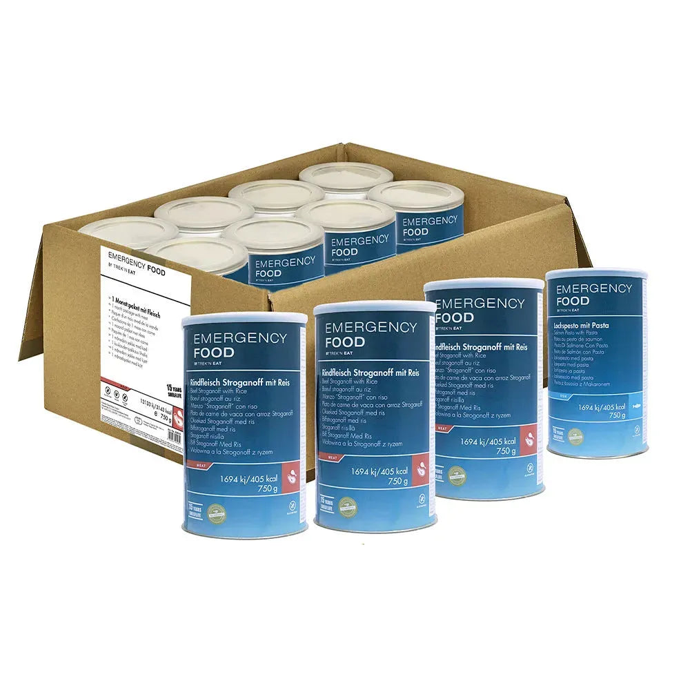 Emergency Food Notfallpaket 1 Person 30 Tage Fleisch - ASMC