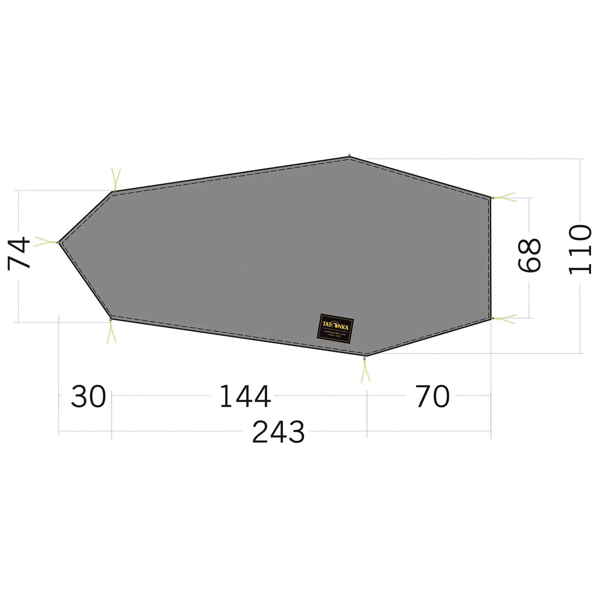 Zeltunterlage Floor Sheet LT Kyrkja