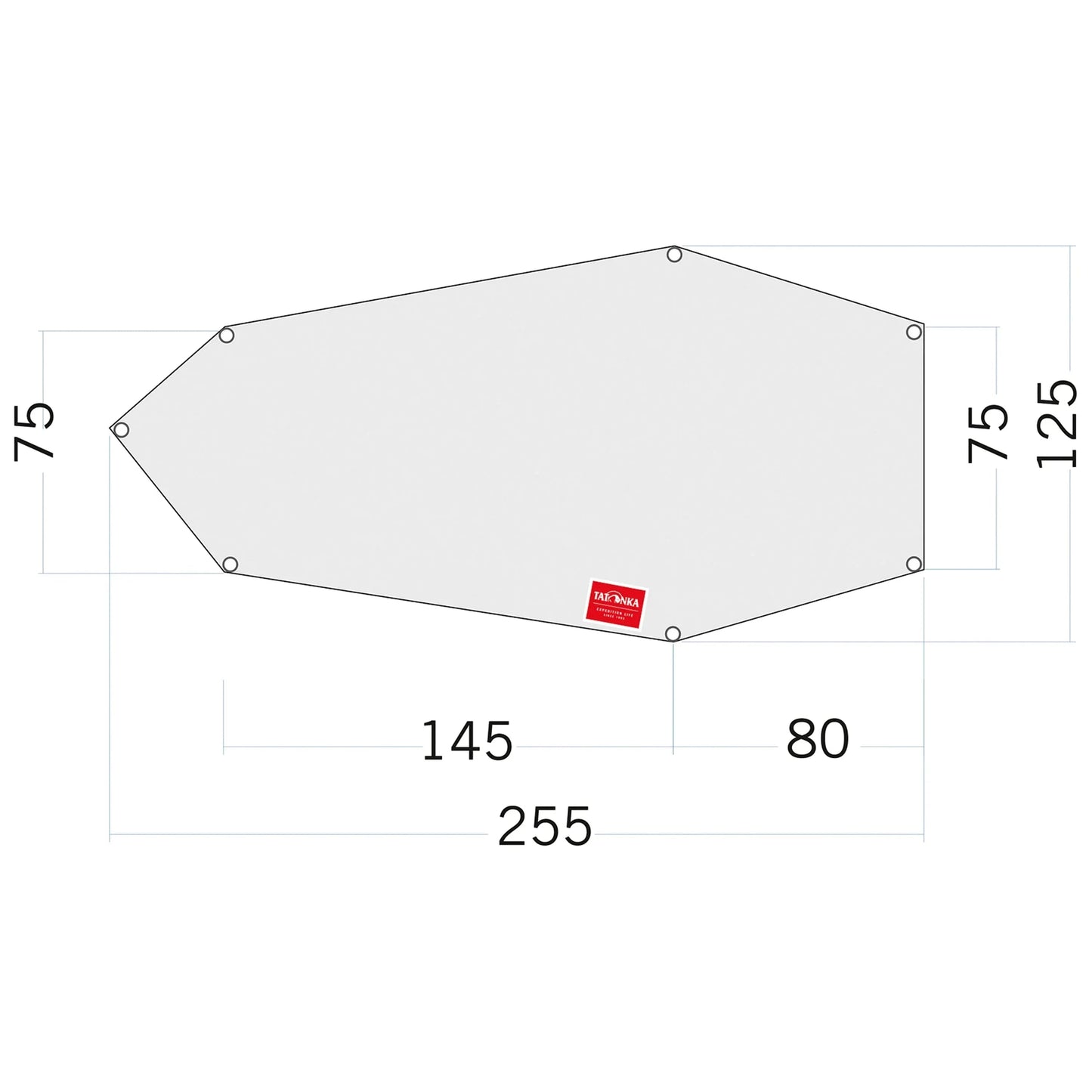 Zeltunterlage Floor Sheet PE Koli weiß