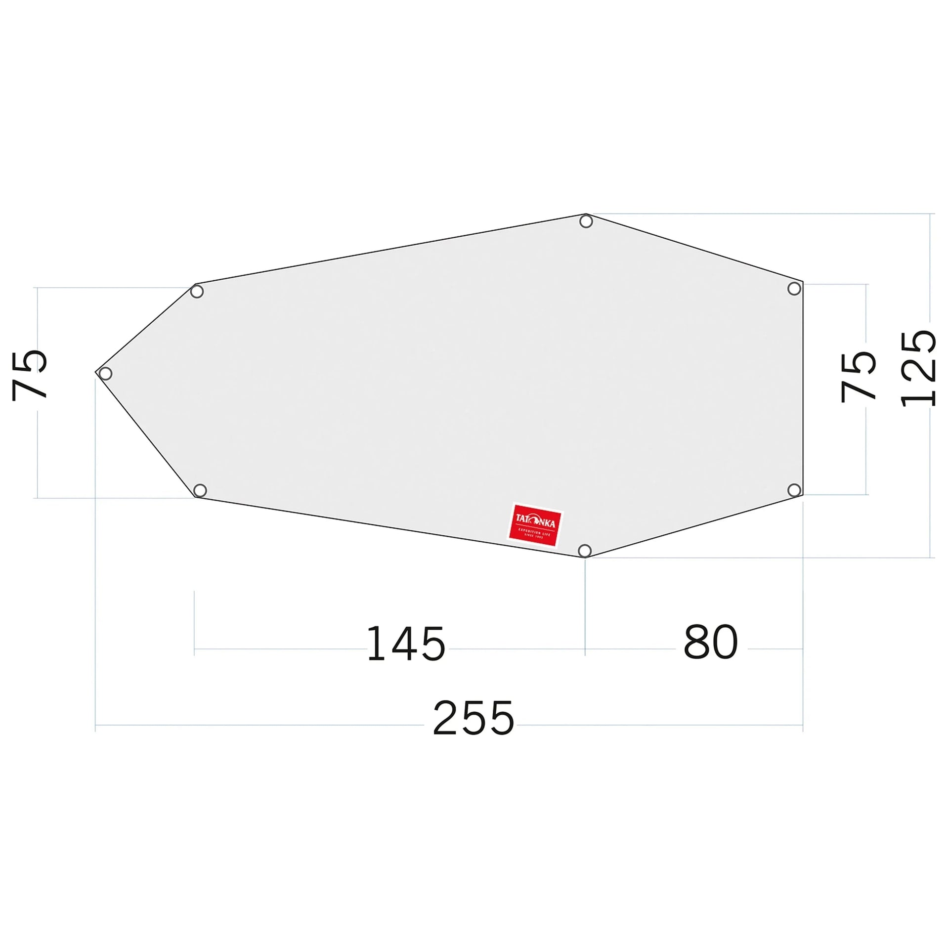 Zeltunterlage Floor Sheet PE Koli weiß