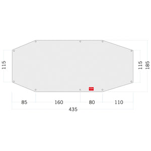 Tatonka Tatonka Zeltunterlage Floor Sheet PE Alaska 3 weiß - ASMC