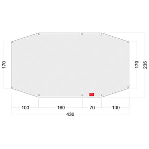 Zeltunterlage Floor Sheet PE Alaska 3 DLX weiß