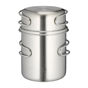 Edelstahlbecher Handle Mug Set 600 ml