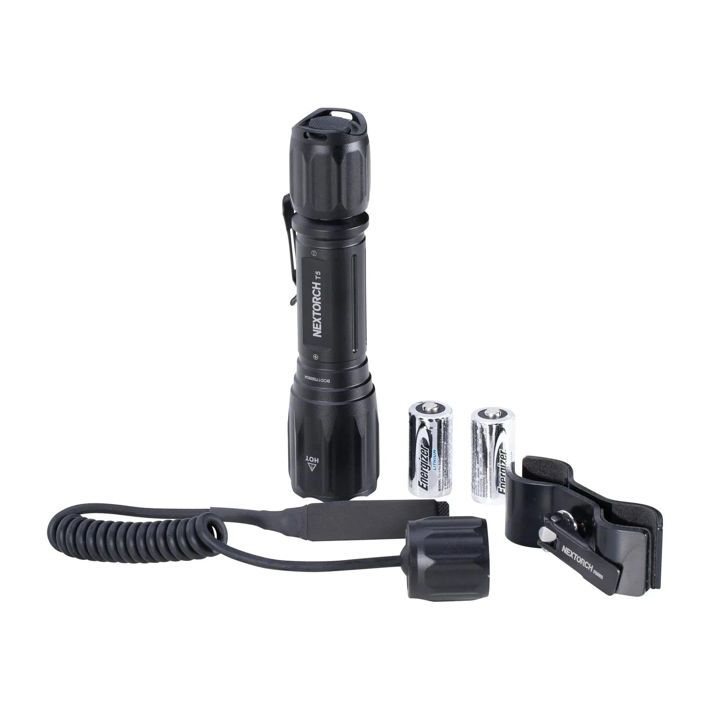 Taschenlampe T5 Set schwarz