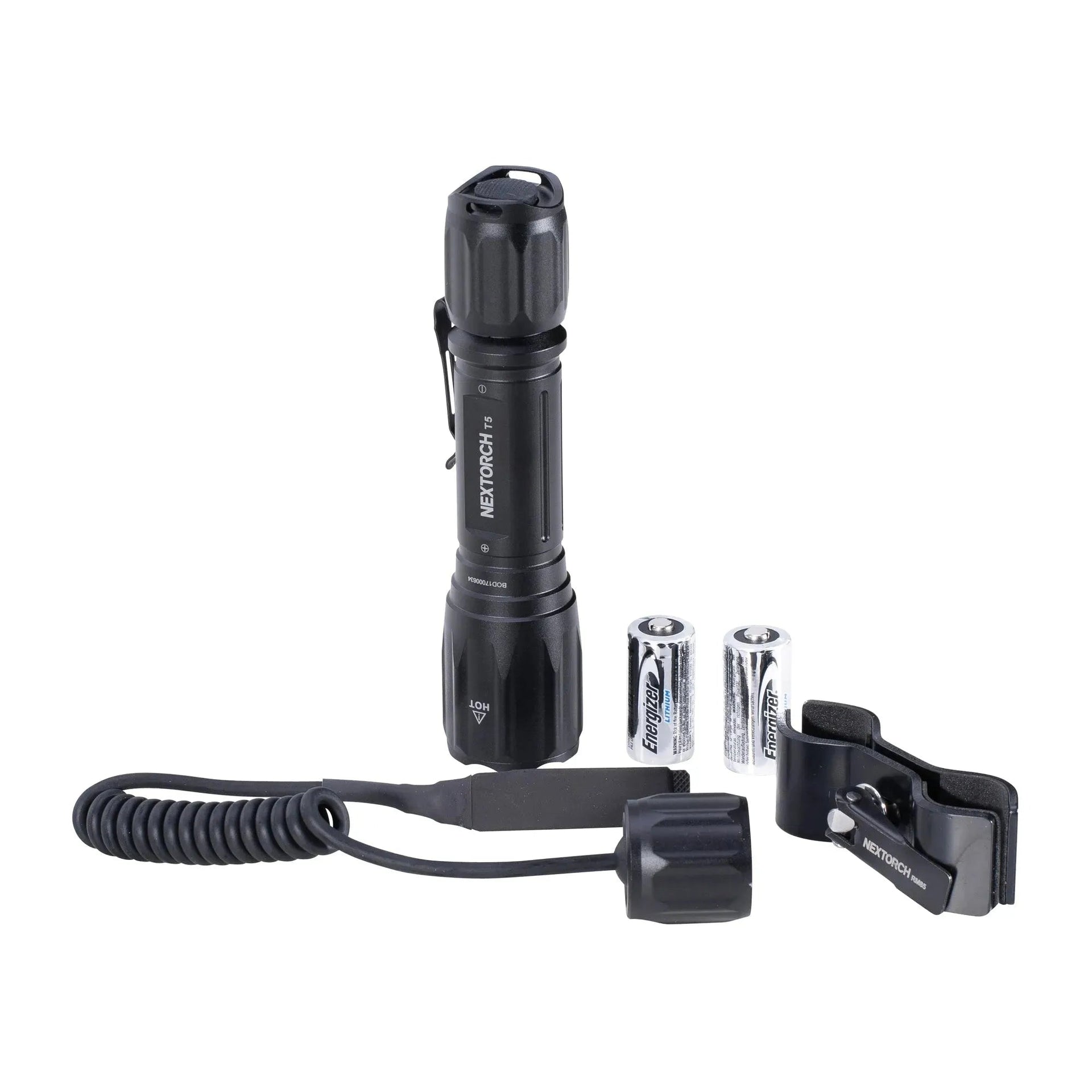 Taschenlampe T5 Set schwarz
