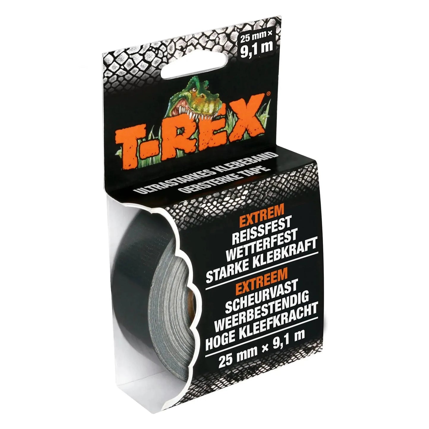 T-Rex T-Rex Panzerband Gewebeband Minirolle 25 mm x 9.1 m - ASMC