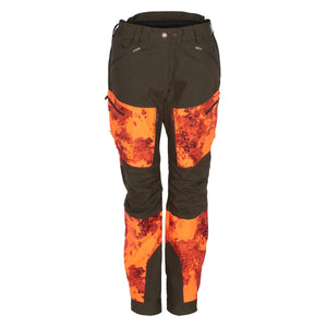 Hose Furudal Tracking Camou strata blaze grün Frauen