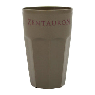 Kaffeebecher Mehrweg 300 ml grau braun
