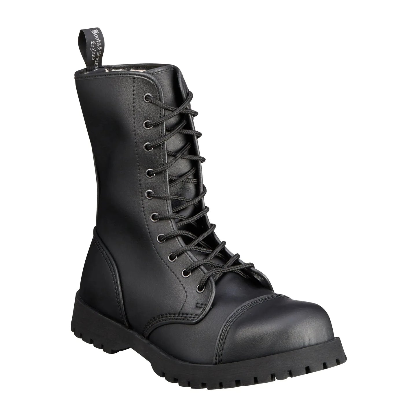 Boots & Braces Boots & Braces Stiefel 10-Loch Vegetarian Winter schwarz - ASMC