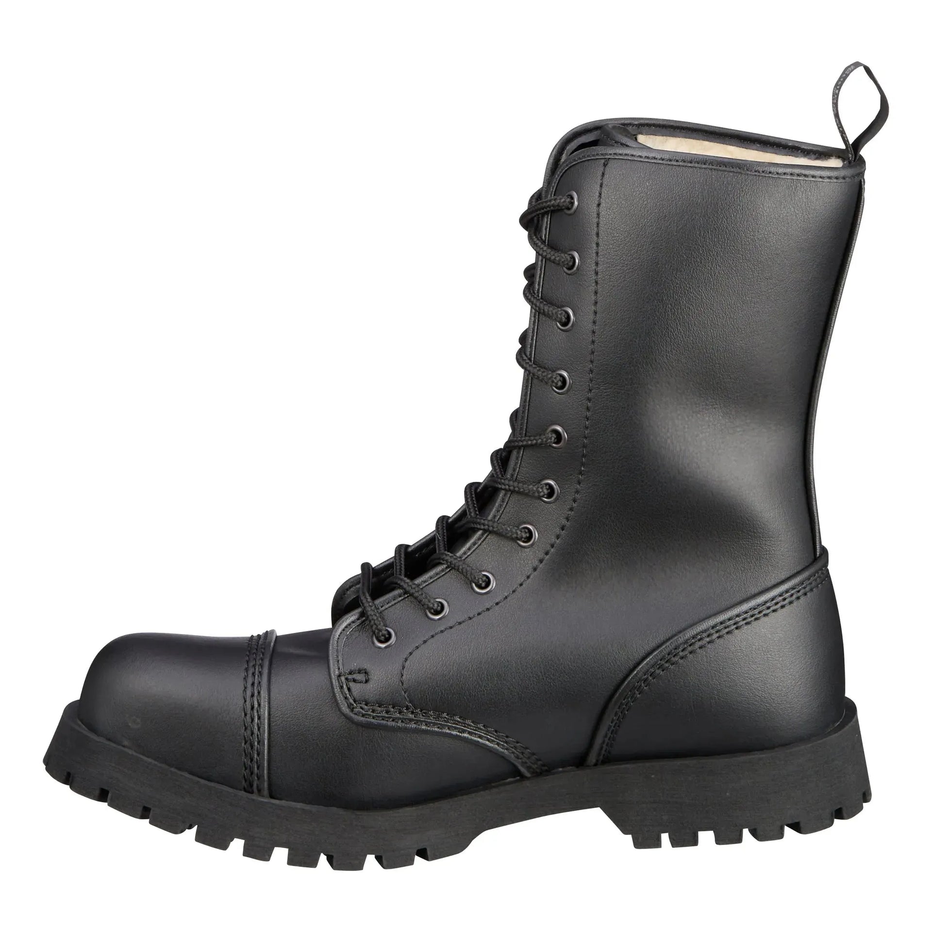 Boots & Braces Boots & Braces Stiefel 10-Loch Vegetarian Winter schwarz - ASMC