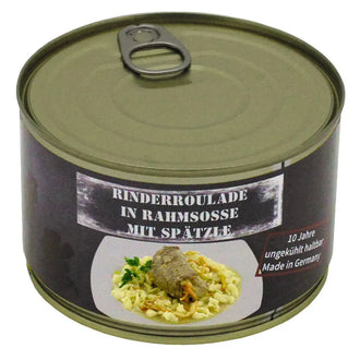 Vollkonserve Rinderroulade mit Spätzle 400 g