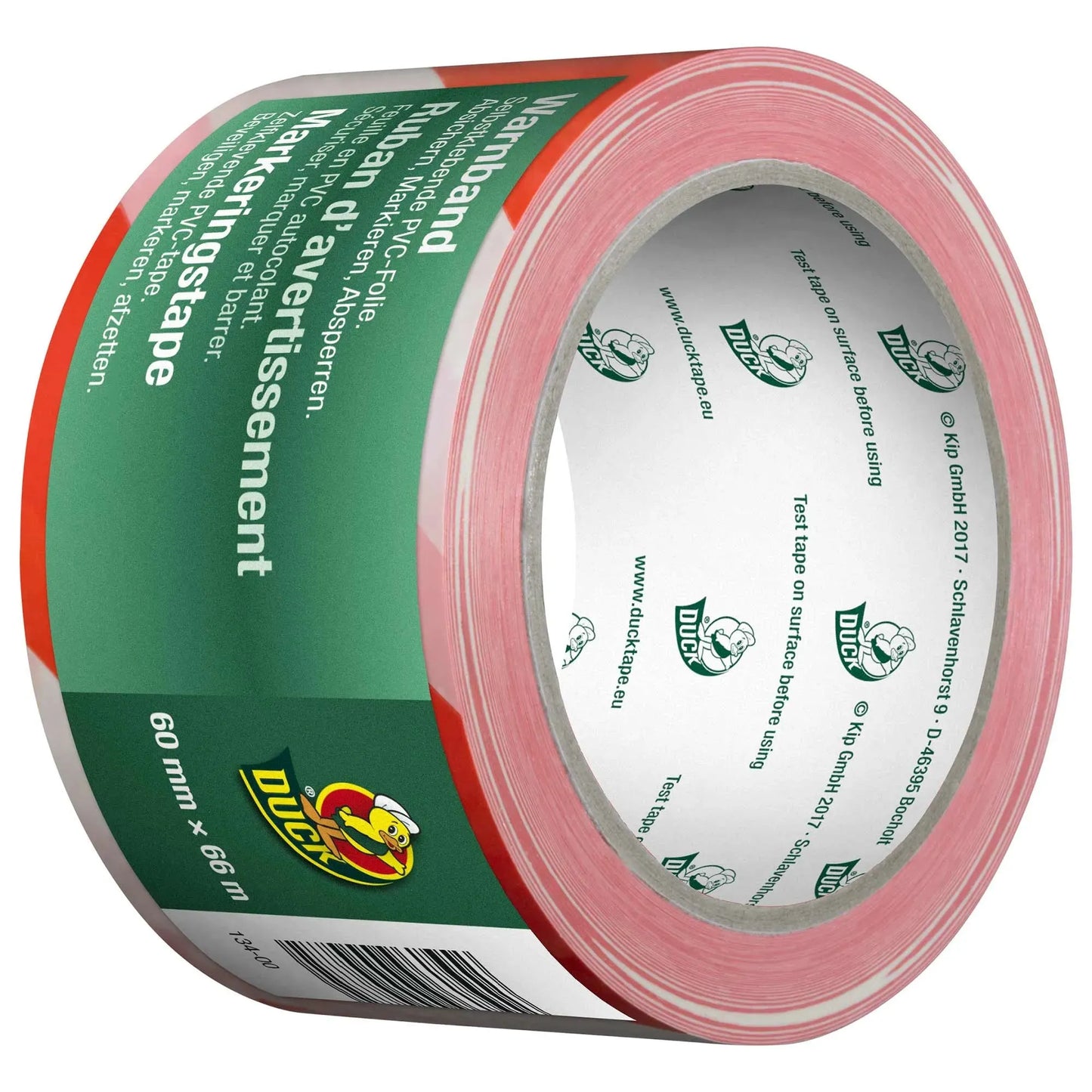 Duck Tape Duck Tape Warnband 60 mm x 66 m rot weiß - ASMC