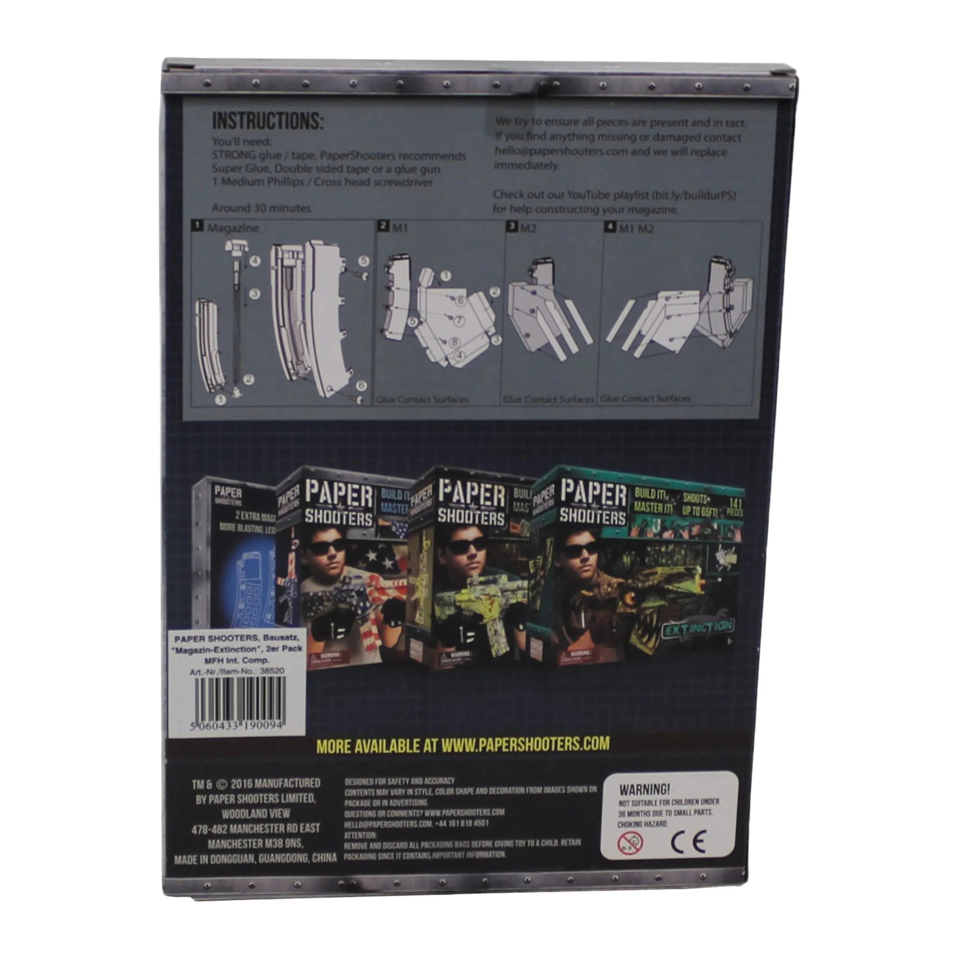 Unbekannt Paper Shooters Ersatzmagazin Guardian Extinction 2er Pack - ASMC