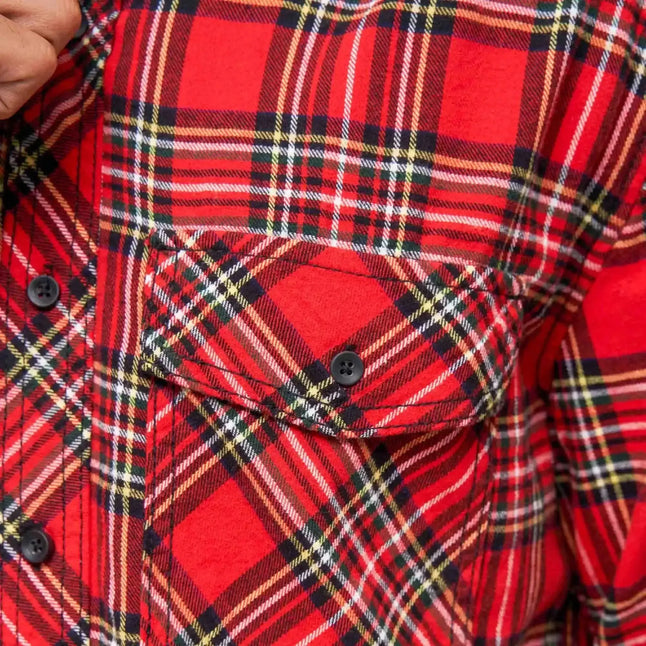 brandit-hemd-check-shirt-schwarz-grau-ansicht-12