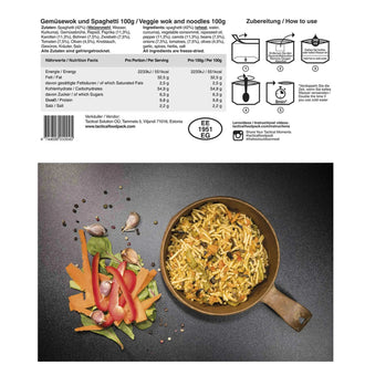 Gemüsewok mit Spaghetti