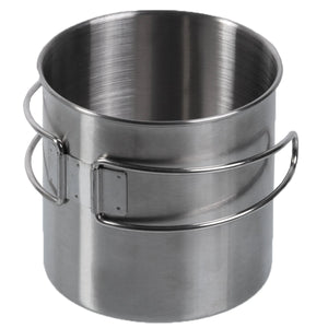 Mil-Tec Trinkbecher Edelstahl Drahtgriffe 800 ml - ASMC