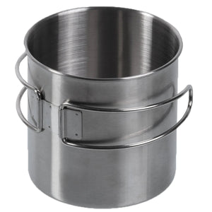 Trinkbecher Edelstahl Drahtgriffe 800 ml