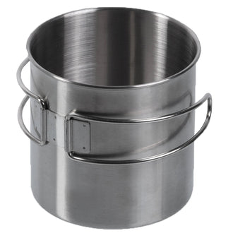 Trinkbecher Edelstahl Drahtgriffe 800 ml