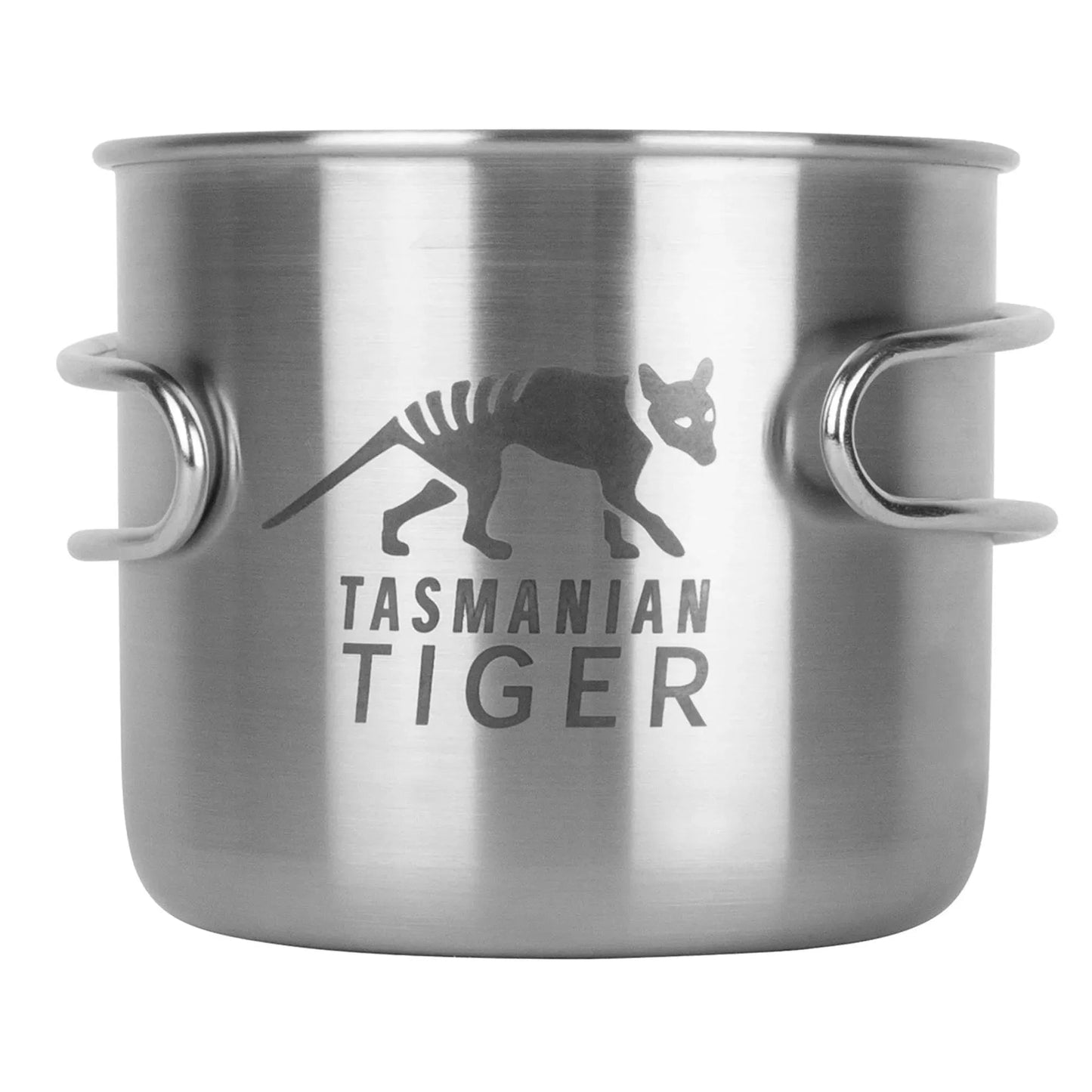 Becher mit Griff Handle Mug 500 ml silberfarben