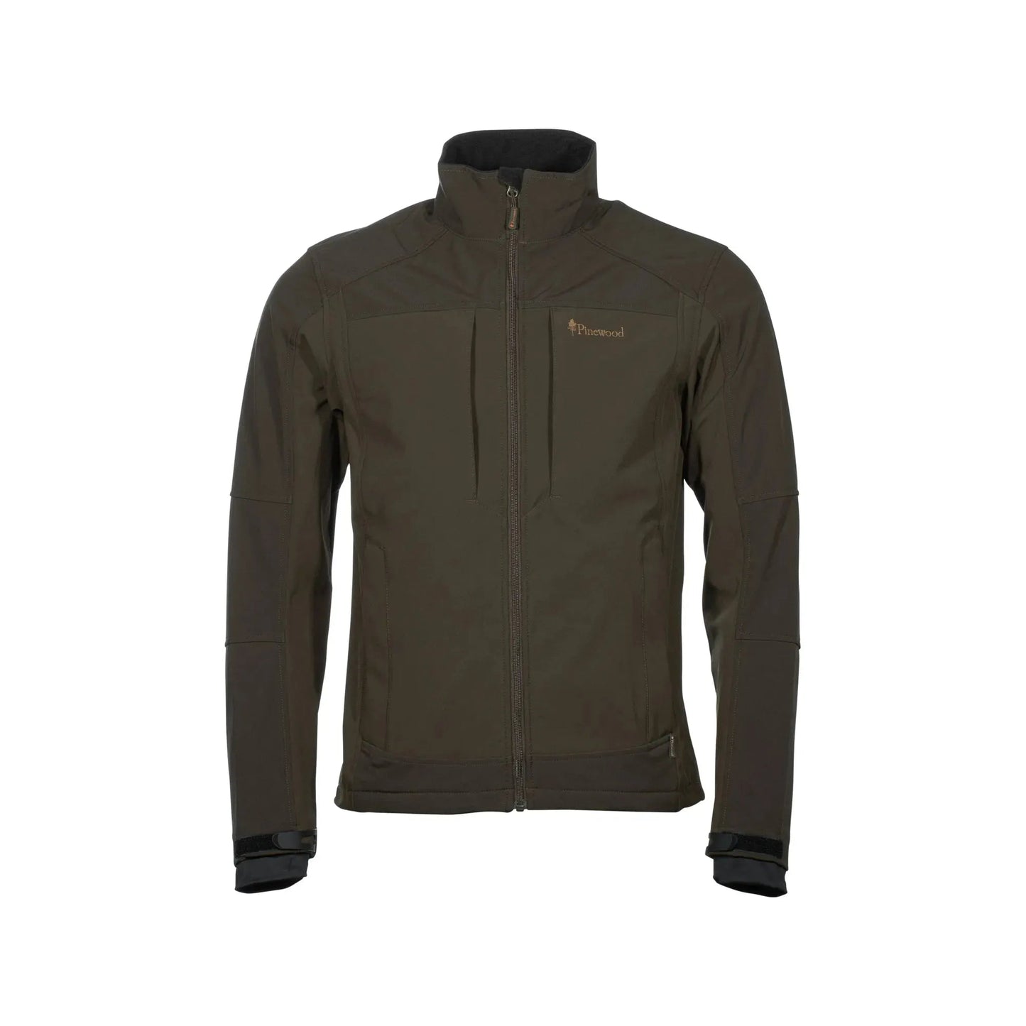 Shelljacke Smaland Stretch dark olive suede brown