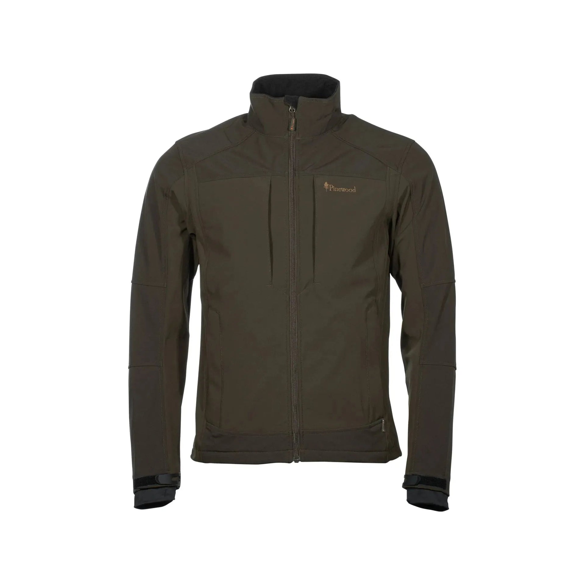 Shelljacke Smaland Stretch dark olive suede brown