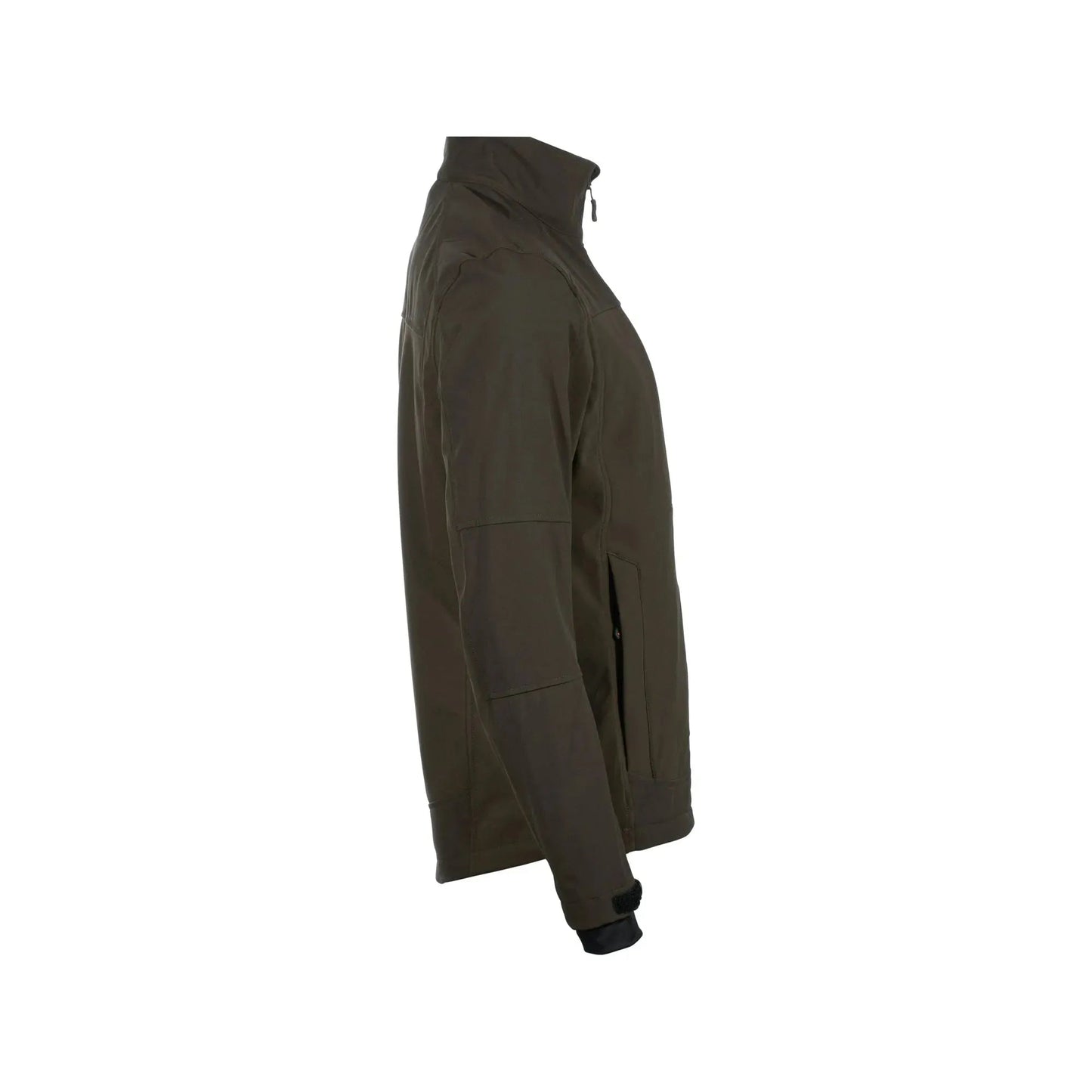 Shelljacke Smaland Stretch dark olive suede brown