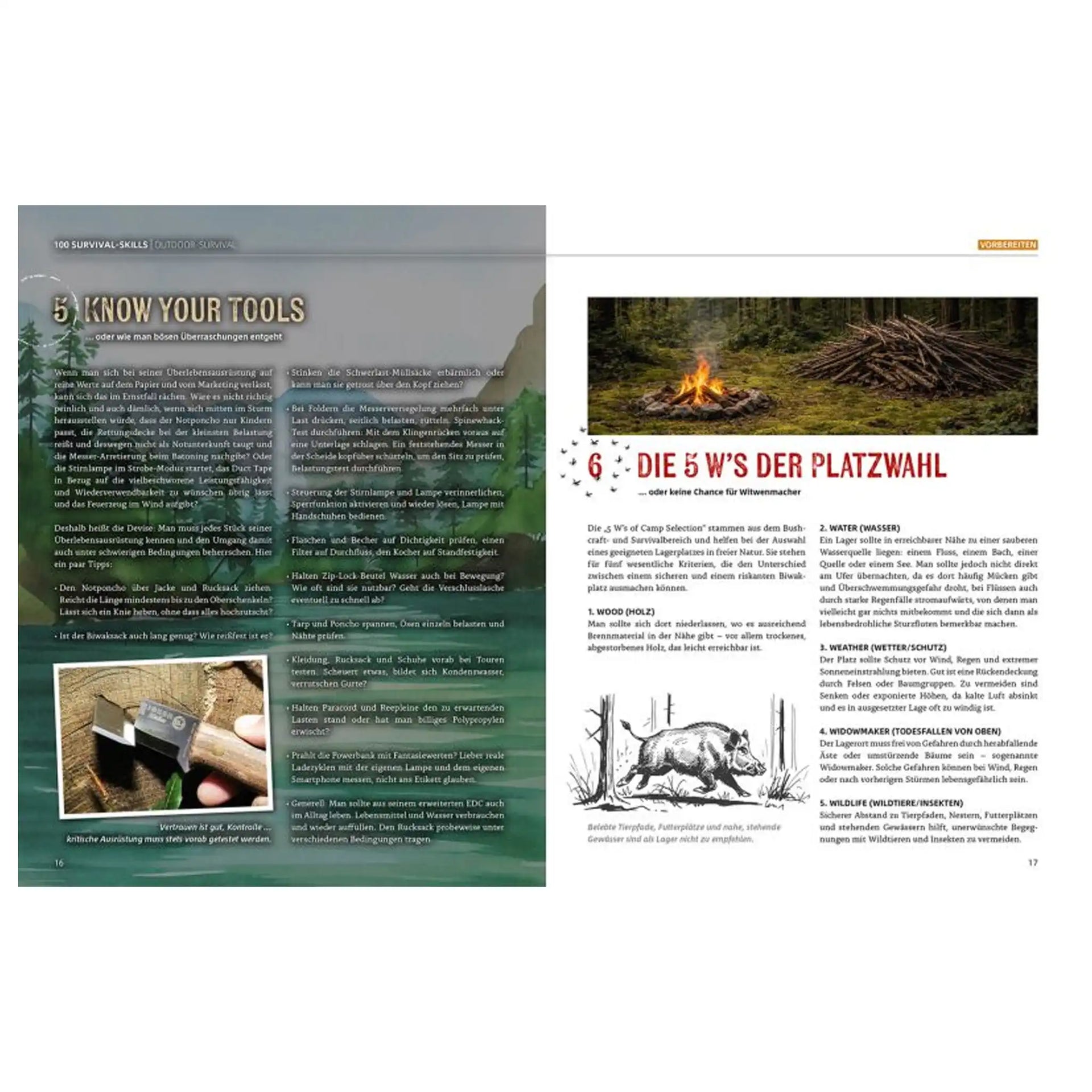 ein berg voller handschuhe buch Wieland Verlag Buch 100 Survival-Skills online kaufen